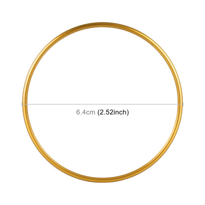 Car Headlight Switch Decorative Ring for Volkswagen Golf (Gold) by buy2fix