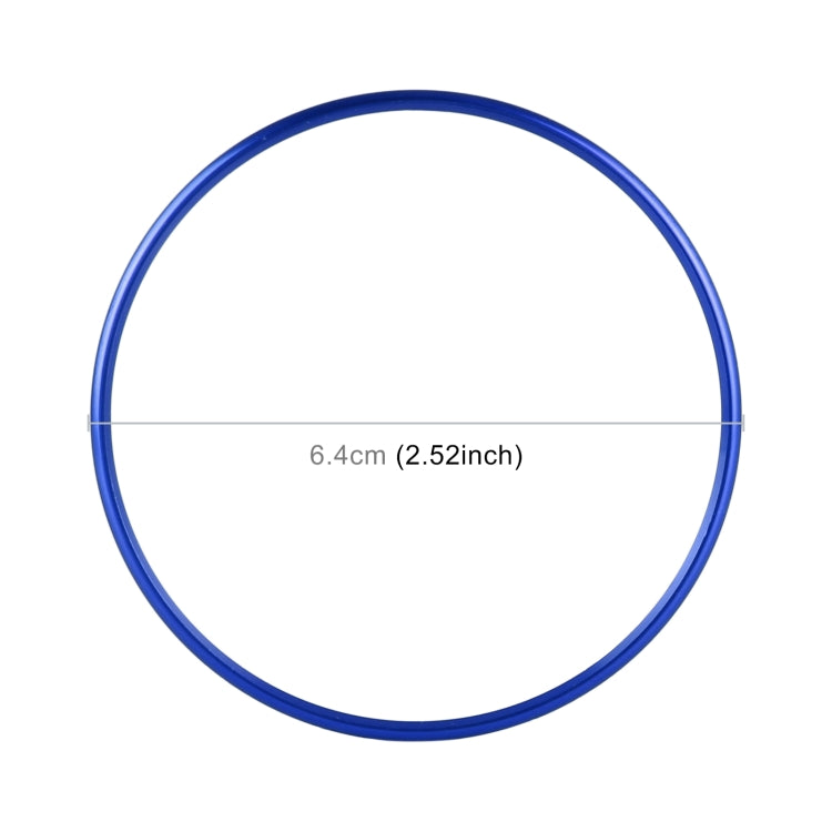 Car Headlight Switch Decorative Ring for Volkswagen Golf (Blue) by buy2fix