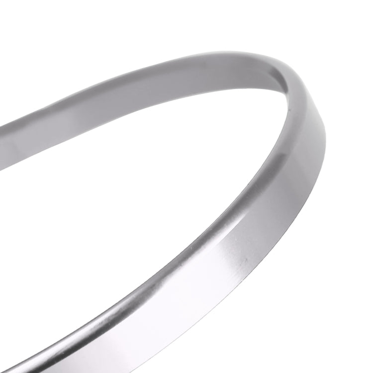 Car Headlight Switch Decorative Ring for Volkswagen Golf (Silver) by buy2fix