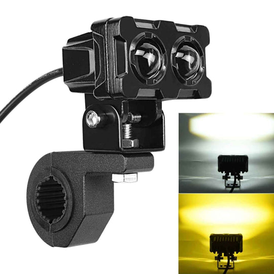 Double lampe externe étanche, phare LED, Type bouton Dragon carré, ZH-1583A1