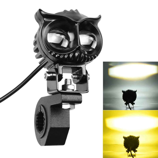 ZH-1584A1 External Waterproof Double Lamp Bead LED Headlight Owl Dragon Button Type - LED Headlamps by buy2fix | Online Shopping UK | buy2fix