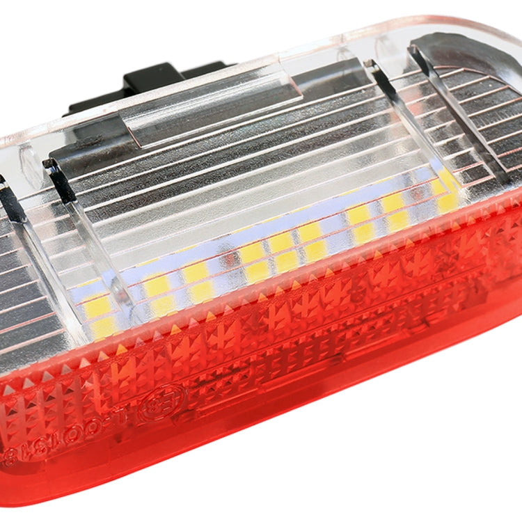 2 PCS Car DC 12V 1.6W Door Lights Lamps 18LEDs SMD-3528 Lamps with Cable for Volkswagen Golf 5 / 6 - Atmosphere lights by buy2fix | Online Shopping UK | buy2fix