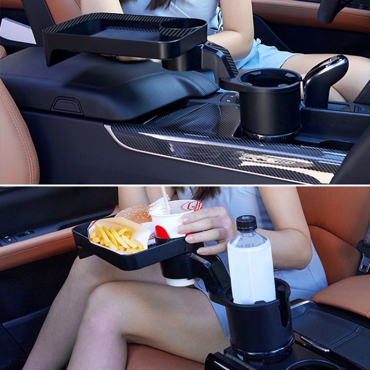 Car 360 Degree Rotation Water Cup Holder Multi-functional Dining Table by buy2fix