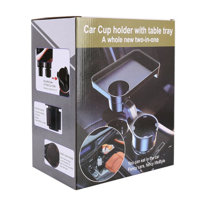 Car 360 Degree Rotation Water Cup Holder Multi-functional Dining Table by buy2fix