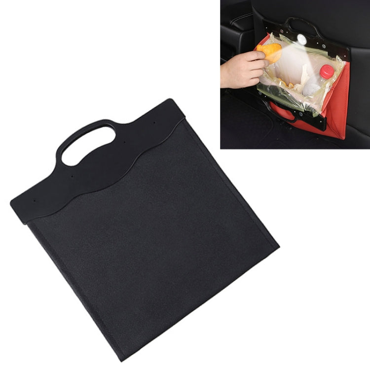 Car Multi-functional Hanging Front Trash Can with LED Light, 32 x 28cm (Black) by buy2fix