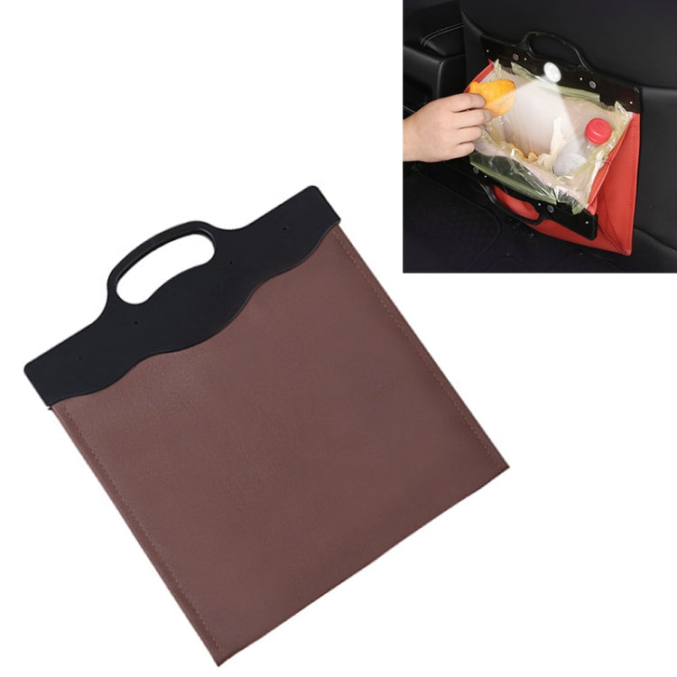 Car Multi-functional Hanging Front Trash Can with LED Light, 32 x 28cm (Coffee) by buy2fix
