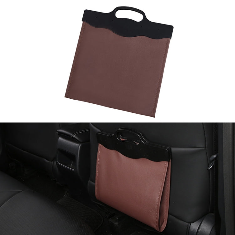 Car Multi-functional Hanging Front Trash Can with LED Light, 32 x 28cm (Coffee) by buy2fix