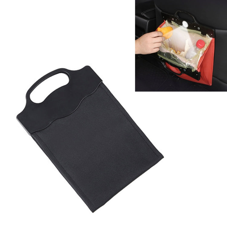 Car Multi-functional Hanging Front Trash Can with LED Light, 28 x 18cm (Black) by buy2fix