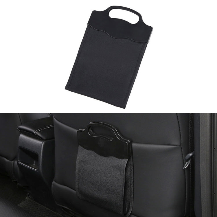 Car Multi-functional Hanging Front Trash Can with LED Light, 28 x 18cm (Black) by buy2fix