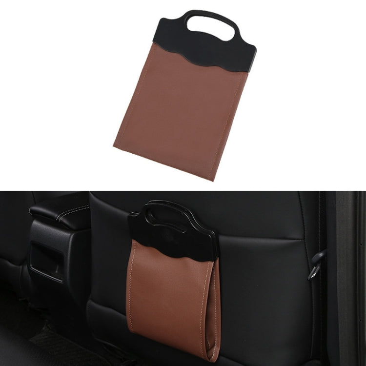 Car Multi-functional Hanging Front Trash Can with LED Light, 28 x 18cm (Coffee) by buy2fix