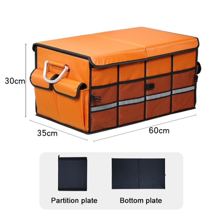 Car Trunk Foldable Storage Box, Capacity: 66L (Orange) by buy2fix