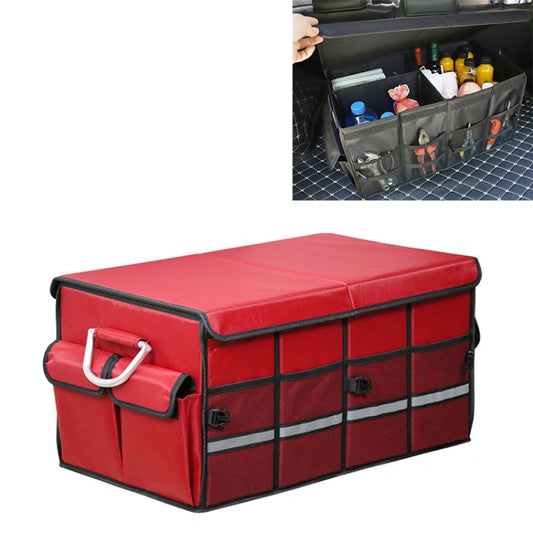 Car Trunk Foldable Storage Box, Capacity: 66L (Red) - Stowing Tidying by buy2fix | Online Shopping UK | buy2fix