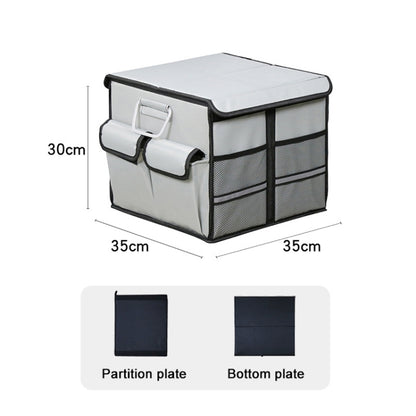 Car Trunk Foldable Storage Box, Capacity: 36L (Grey) by buy2fix