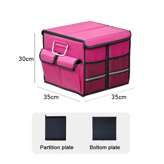 Car Trunk Foldable Storage Box, Capacity: 36L (Rose Red) by buy2fix