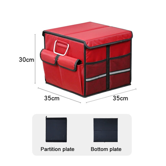 Car Trunk Foldable Storage Box, Capacity: 36L (Red) by buy2fix