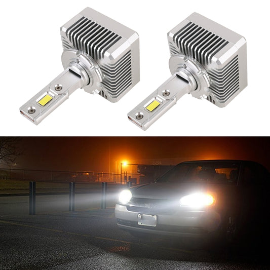1 Pair D Series D3S Car HID Ballast to LED Headlight DC12V 35W 6000K 7000LM, CSP Lamp Bead - LED Headlamps by buy2fix | Online Shopping UK | buy2fix