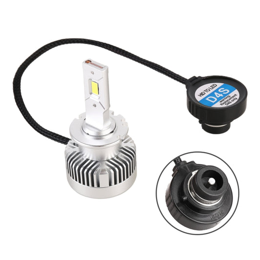 1 Pair D Series D4S Car HID Ballast to LED Headlight DC12V 35W 6000K 7000LM, CSP Lamp Bead - LED Headlamps by buy2fix | Online Shopping UK | buy2fix