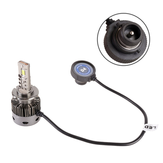 1 Pair D Series D4 Car HID Ballast to LED Headlight DC12V 35W 6000K 7000LM, 7040 Lamp Bead - LED Headlamps by buy2fix | Online Shopping UK | buy2fix