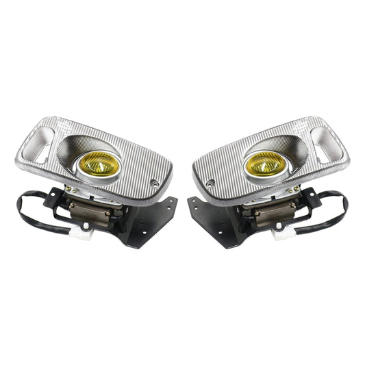 1 Pair Car Modified Front Fog Light for Honda Civic 1992-1995 (Yellow Light) - Fog / Driving Lights by buy2fix | Online Shopping UK | buy2fix