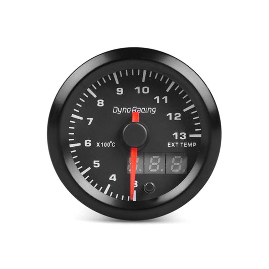 Car Universal 52mm Digital Display LED LCD Colorful Exhaust Temperature Gauge - Car Modification by buy2fix | Online Shopping UK | buy2fix