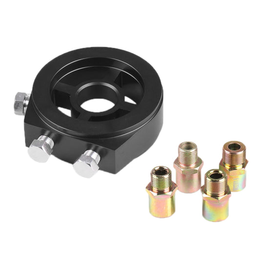 Car Modification Oil Temperature and Oil Pressure Gauge Adapter (Black) - Engine Fittings by buy2fix | Online Shopping UK | buy2fix