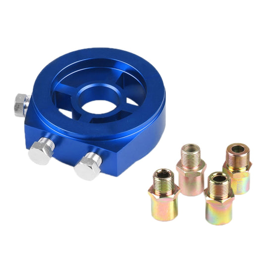 Car Modification Oil Temperature and Oil Pressure Gauge Adapter (Blue) - Engine Fittings by buy2fix | Online Shopping UK | buy2fix