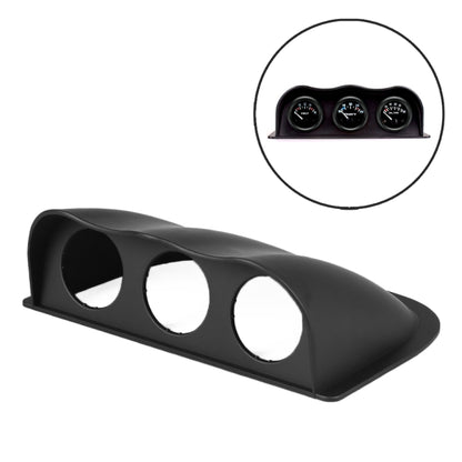 Car 52mm 3 Holes Dash Gauge Meter Pod Mount Holder, Black - Decoration Rings by buy2fix | Online Shopping UK | buy2fix