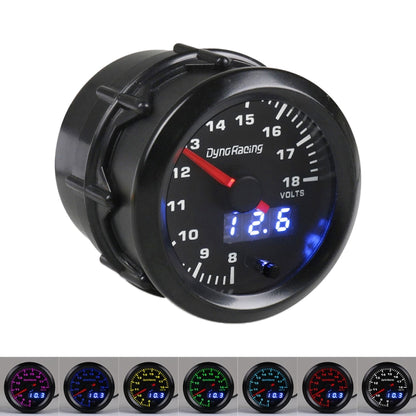 52mm Car Modified Colorful Voltmeter - Car Modification by buy2fix | Online Shopping UK | buy2fix
