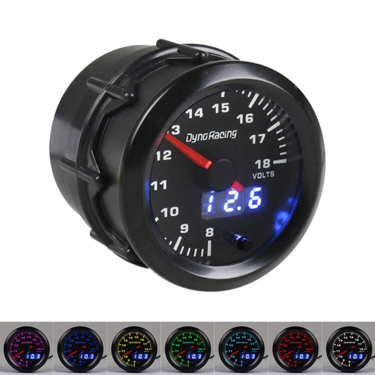 52mm Car Modified Colorful Voltmeter - Car Modification by buy2fix | Online Shopping UK | buy2fix