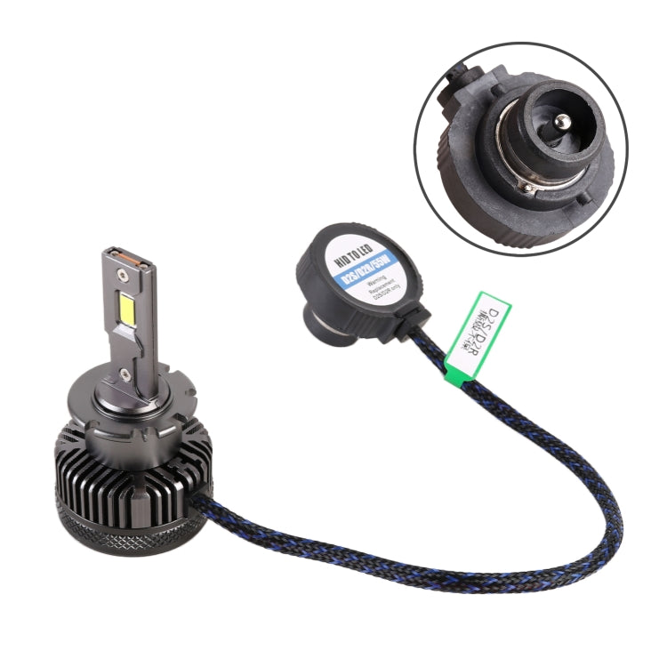1 Pair D Series D2S Car HID Ballast to LED Headlight DC12V / 35W / 6000K / 5000LM - LED Headlamps by buy2fix | Online Shopping UK | buy2fix