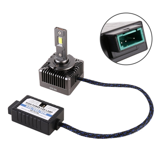 1 Pair D Series D3S Car HID Ballast to LED Headlight DC12V / 35W / 6000K / 5000LM - LED Headlamps by buy2fix | Online Shopping UK | buy2fix