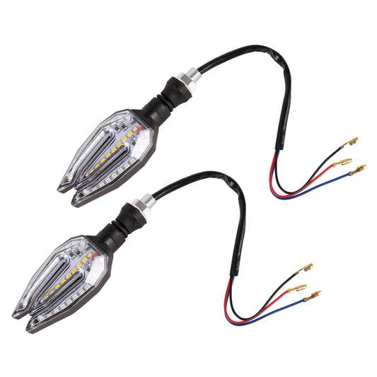 Motorcycle Turn Signal Light DC12V 1W 33LEDs SMD-3528 Lamp Beads (Blue Light) - Signal Lights by buy2fix | Online Shopping UK | buy2fix