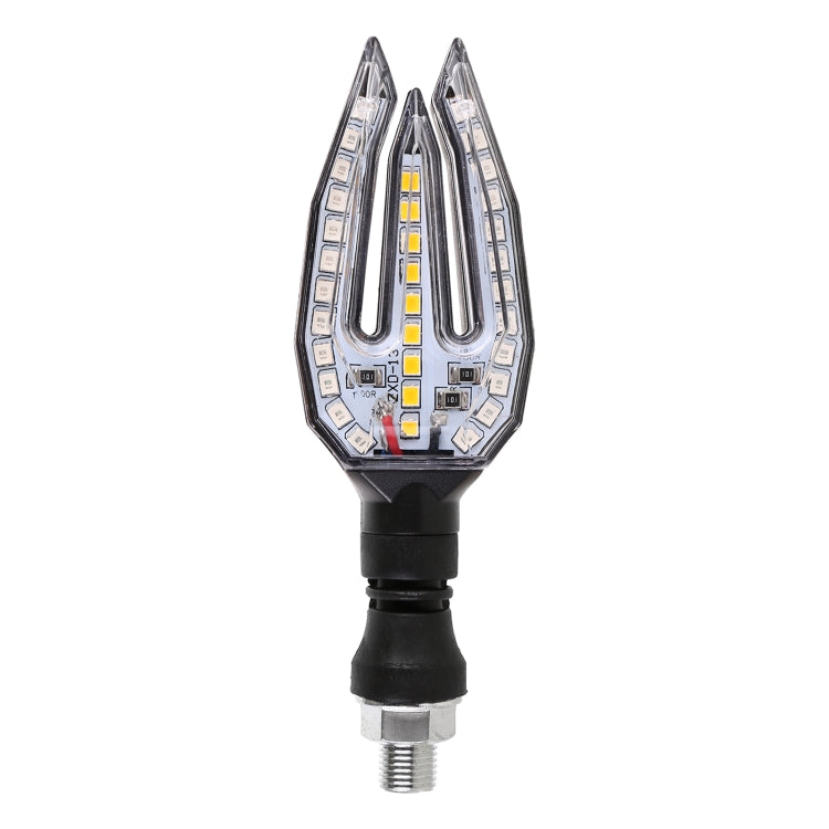 Motorcycle Turn Signal Light DC12V 1W 33LEDs SMD-3528 Lamp Beads (Blue Light) - Signal Lights by buy2fix | Online Shopping UK | buy2fix