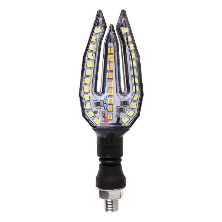Motorcycle Turn Signal Light DC12V 1W 33LEDs SMD-3528 Lamp Beads (White Light) - Signal Lights by buy2fix | Online Shopping UK | buy2fix