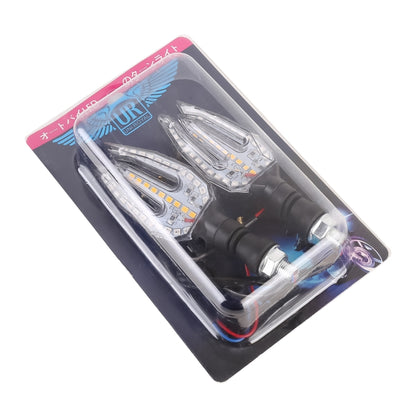 Motorcycle Turn Signal Light DC12V 1W 33LEDs SMD-3528 Lamp Beads (Blue Light) - Signal Lights by buy2fix | Online Shopping UK | buy2fix