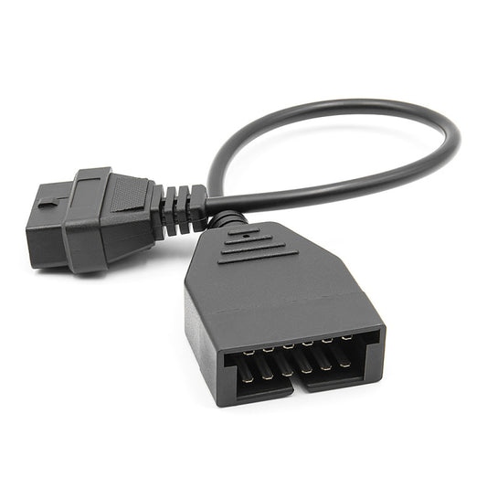 12Pin to 16Pin Car OBD2 Conversion Cable OBDII Diagnostic Adapter Cable for GM - Cables & Connectors by buy2fix | Online Shopping UK | buy2fix