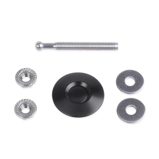 54mm Stainless Steel Quick-pins Push Button Billet Hood Pins Lock Clip Kit (Black) - Locks & Hasps by buy2fix | Online Shopping UK | buy2fix