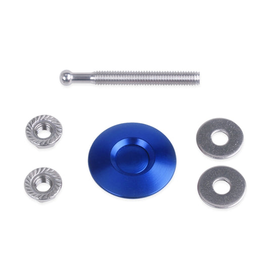 54mm Stainless Steel Quick-pins Push Button Billet Hood Pins Lock Clip Kit (Blue) - Locks & Hasps by buy2fix | Online Shopping UK | buy2fix