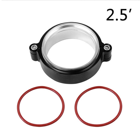 2.5 inch Car Exhaust V-band Clamp with Flange - Booster Cable & Clip by buy2fix | Online Shopping UK | buy2fix