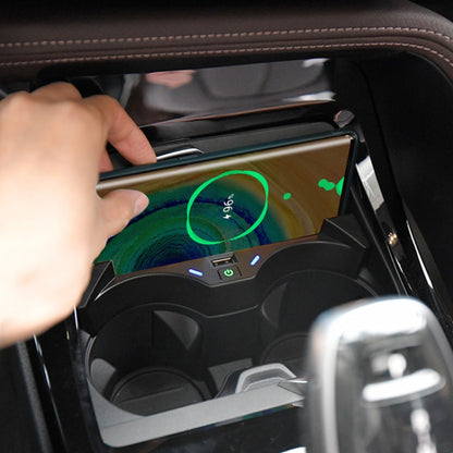 HFC-1012 Car Qi Standard Wireless Charger 10W Quick Charging for BMW X1 2016-2019, Left Driving - Wireless Charging Pads by buy2fix | Online Shopping UK | buy2fix
