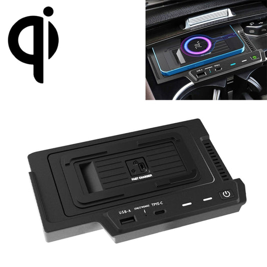 HFC-1022 Car Qi Standard Wireless Charger 15W Quick Charging for Mercedes-Benz GLE 2020-2022, Left and Right Driving - Wireless Charging Pads by buy2fix | Online Shopping UK | buy2fix