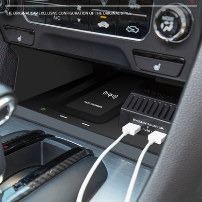 HFC-1002 Car Qi Standard Wireless Charger 10W Quick Charging for Honda Avancier / URV 2017-2020, Left Driving - Wireless Charging Pads by buy2fix | Online Shopping UK | buy2fix