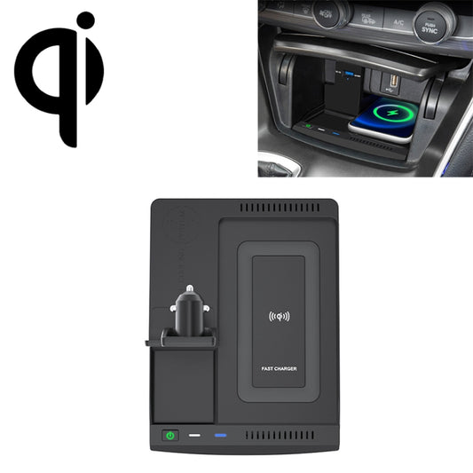 HFC-1005 Car Qi Standard Wireless Charger 10W Quick Charging for Honda Accord 2018-2022, Left Driving - Wireless Charging Pads by buy2fix | Online Shopping UK | buy2fix