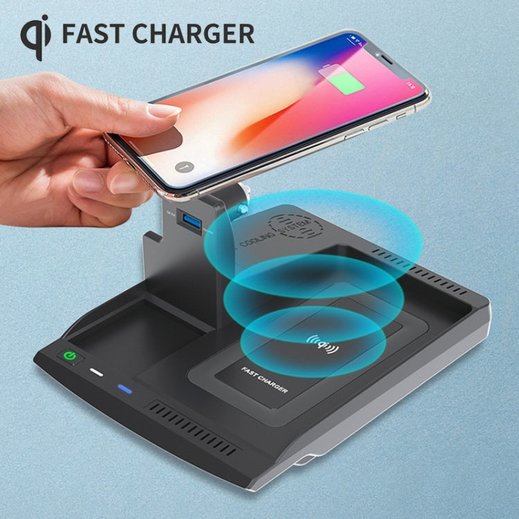 HFC-1006 Car Qi Standard Wireless Charger 10W Quick Charging for Honda Inspire 2018-2022, Left Driving - Wireless Charging Pads by buy2fix | Online Shopping UK | buy2fix