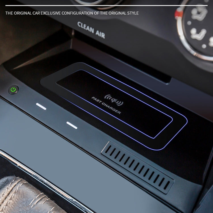 HFC-1030 Car Qi Standard Wireless Charger 10W Quick Charging for Volkswagen Tiguan L 2019-2021, Left Driving - Wireless Charging Pads by buy2fix | Online Shopping UK | buy2fix