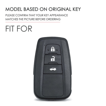 Hallmo Car Female Style Cowhide Leather Key Protective Cover for Toyota(Grass Green) - Car Key Cases by Hallmo | Online Shopping UK | buy2fix