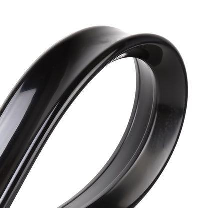 Car Modified Plastic Rear Wing Side Spoiler Lip, Black by buy2fix