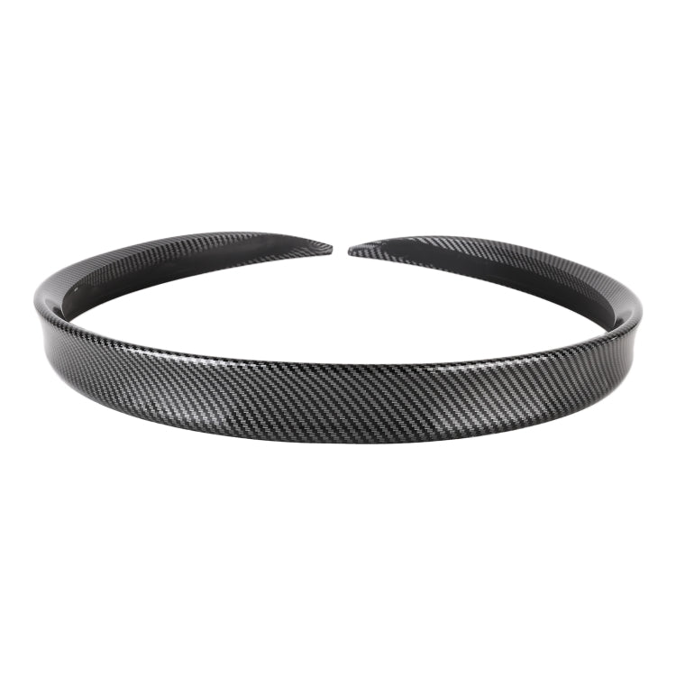 Car Modified Plastic Rear Wing Side Spoiler Lip, Carbon Fiber Texture by buy2fix