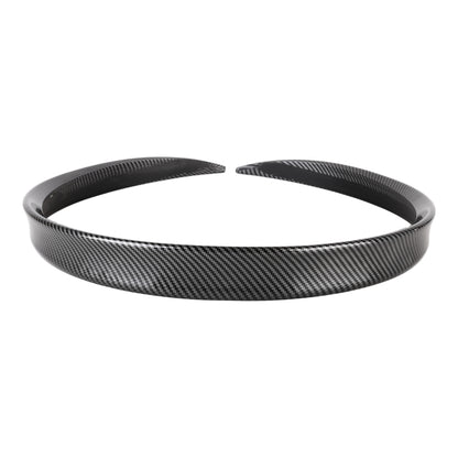 Car Modified Plastic Rear Wing Side Spoiler Lip, Carbon Fiber Texture by buy2fix