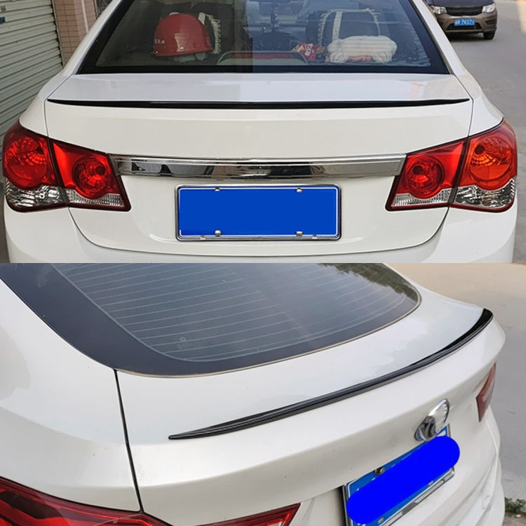 Car Modified Plastic Rear Wing Side Spoiler Lip, Carbon Fiber Texture by buy2fix